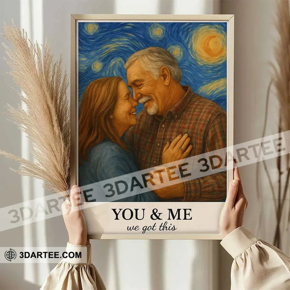 You & Me We Got This Couple Photo Couple Gift Personalized Canvas Personalized Poster